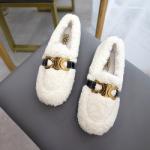 Black White Casual Flat Loafers , Women Loafer Shoes With Leather Lining