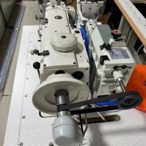 Flatbed Direct Drive Industrial Sewing Machine Interlock With Trimming