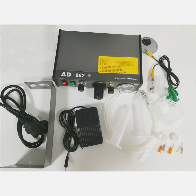 AD-982 Semi-auto Glue Dispenser machine Solder Paste Liquid Dispensing Controller
