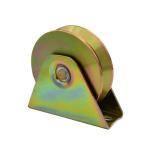 Sliding gate roller GW601 Y Groove，Galvanized, Iron, Single bearing