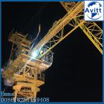 Small Floor Derrick Crane to Dismantle the Bigger Derrick or Lifting Materials
