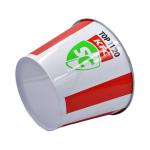 Decorative Metal Handle Bucket , Household Cleaning Galvanized Pail With Handle