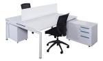 Commercial Office Furniture Partitions , 42 Mm Thickness 2 Person Office