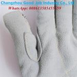 Cow Split Leather Cut Resistant HPPE Anti Cut 13G Thickened Finger Covered