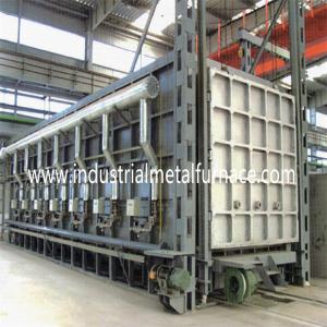 China 1200 Degree Heat Treatment Furnace Car Bottom Furnace 4 Zones Gas Fired Hot Air Furnace factory