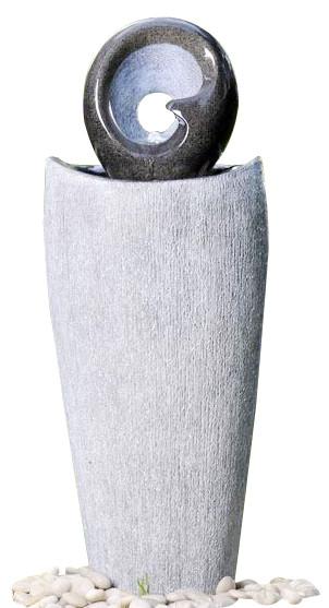 Decorative Outdoor Sphere Water Fountains Rotating Water Rolling Sphere Garden