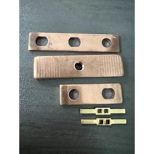 China Custom Copper Busbar Contact Plates – Precision Machined Electrical Terminal Pads for Grounding, Power Distribution & Switchgear factory