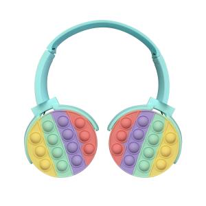 China ABS Stereo Bluetooth Headphone Pressure Relieved Panel Folding Wireless Headset factory