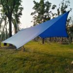 Hexagonal Vinyl Outdoor Camping Canopy Polyester Extra Large Sun Shade