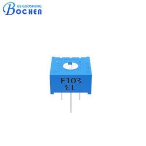 China 3386F 5K 10K 20K 50K Single Turn Cermet Trimpot Potentiometer factory