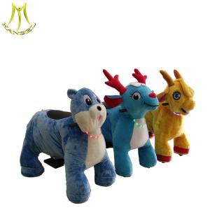 China Hansel high quality kids amusement rides stuffed animal on wheels amusement rides for sale factory