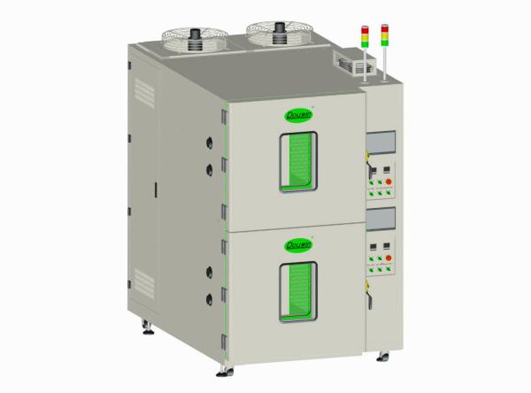 Two Zones Environment Test Chamber Air Cooling Temperature Humidity Testing