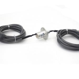 China RJ45 Connector IP55 250rpm 100M Ethernet Capsule Slip Ring factory