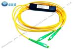 ABS 3m 1X2 FBT Single Mode Optical Coupler SC APC 1310nm 1550nm