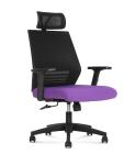 Black and Purple new style best home office chair & meeting room