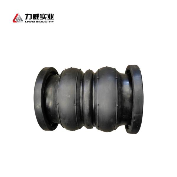 China Flange Connection Double Sphere Flexible Rubber Joint with Noise Reduction Performance factory