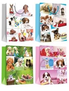 China Animal Patterns Printed Design Gift Paper Bags for children top quality factory