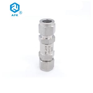 China High Pressure Ferrule OD Connect Co2 Check Valve Stainless Steel factory
