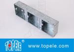 Steel BS4568 Terminal 1+1+1 Gang Box , Electrical Boxes And Covers Saudi Arabia