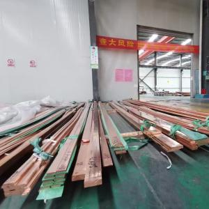 China ASTM Standard Copper Flat Stock Smooth Surface Width 20 - 120mm Copper Electrode Plate factory