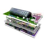 Ninja Challenge Theme Trampoline Park Indoor 8FT 10FT 12FT Childrens Indoor