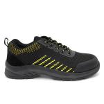 Anti Puncture Running Safety Shoes Custom Sneakers Safety Shoes Black
