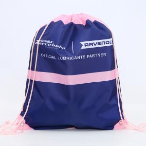 China Promotional Waterproof Luxury 210D Polyester Gym Drawstring Bag factory