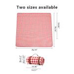 100% Polyester Camping Picnic Blanket Taffeta Waterproof Ultrasonic Quilted