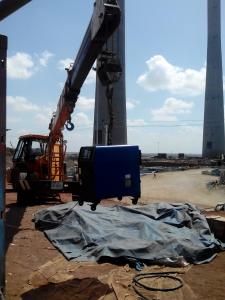 China 80Kw Induction Stress Relieving Machine With CE Certification factory