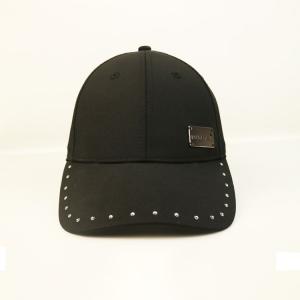 China Hot Sales ACE Unisex Fashionable Creative Rhinestone Bill Design Metal Patch Icon Baseball Hip Hop Cap Hat on sale