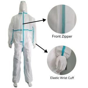 China Vastprotect Nonwoven Disposable Isolation Coveralls for Samples 1 Piece Min.Order factory