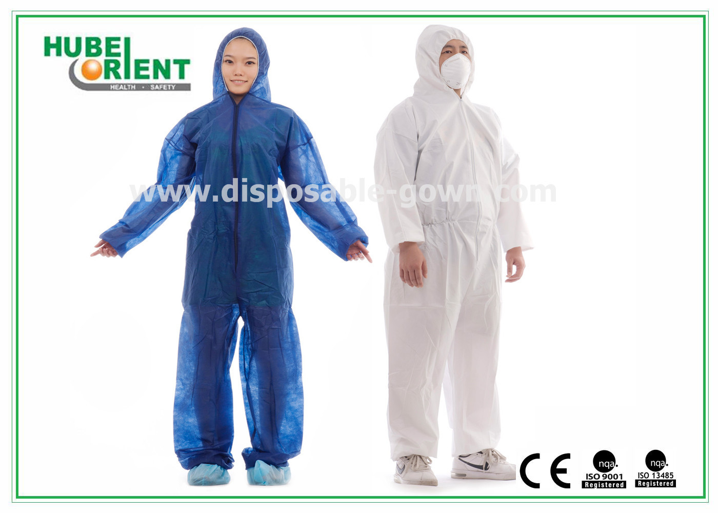 SMS Non woven Protective Clothing Suit Disposable Medical Protective Coverall For Surgical Staff