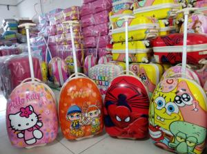 China egg shaped kids trolley luggage bag suitcases in baigou baoding hebei China Factor factory