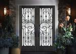 Front Door Level Sound Insulation Inlaid Door Glass For Building Quality
