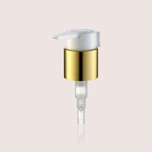 China JY505-04C 24/400 Aluminum Cosmetics Packaging Pump Treatment Cream Pump With Clip factory