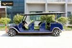 AC System 12 Seater Golf Cart Shuttle Car with Rain Cover For Tourist
