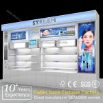 professional acrylic cosmetics display design showcase
