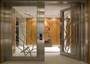 China Easy Install Stainless Steel Residential Doors / Stainless Steel Main Door Light Weight factory