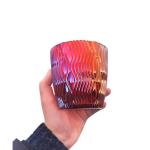 Luxury Wedding Decorative Glass Candle Holder Customized Logo