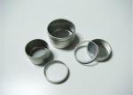 Brushing Metal Stamping Service Pure Tinplate Round Shape Cans Gift For Tea