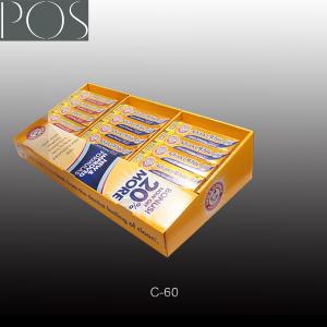 China chewing snack tabletop display/counter display factory