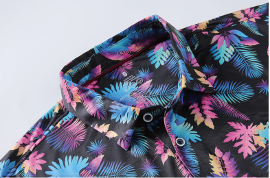 Customized Logo Printing Breathable Quick Dry Ice Silk Printed Polo Shirts for Men