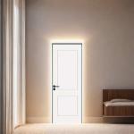 Painting WPC Door 45mm Door Frames and 5.5mm WPC Hollow Door Boards for
