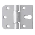 HL 728 Wooden Door Hinges Powder Coated Vertically Adjustable