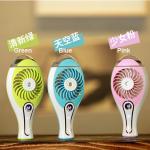Novelty gifts Handy mist cooling air fan portable mini outdoor fan with mist