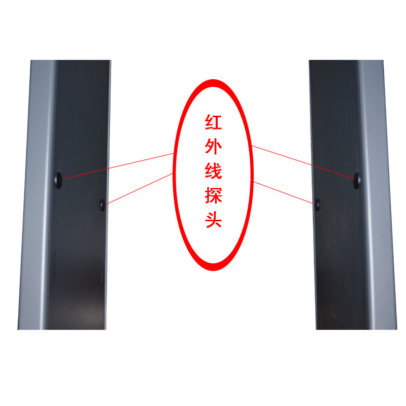 40 People/min Pass Rate Archway Metal Detector With 6 Detection Zone