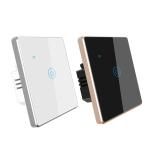 Tuya Smart Wifi Switch For Eu Standard 3 Gang Metal Bezel App Remote Schedule