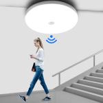 12W 18W Ceiling Motion Sensor LED Light 110V 220V Smart PIR Sensor Lighting