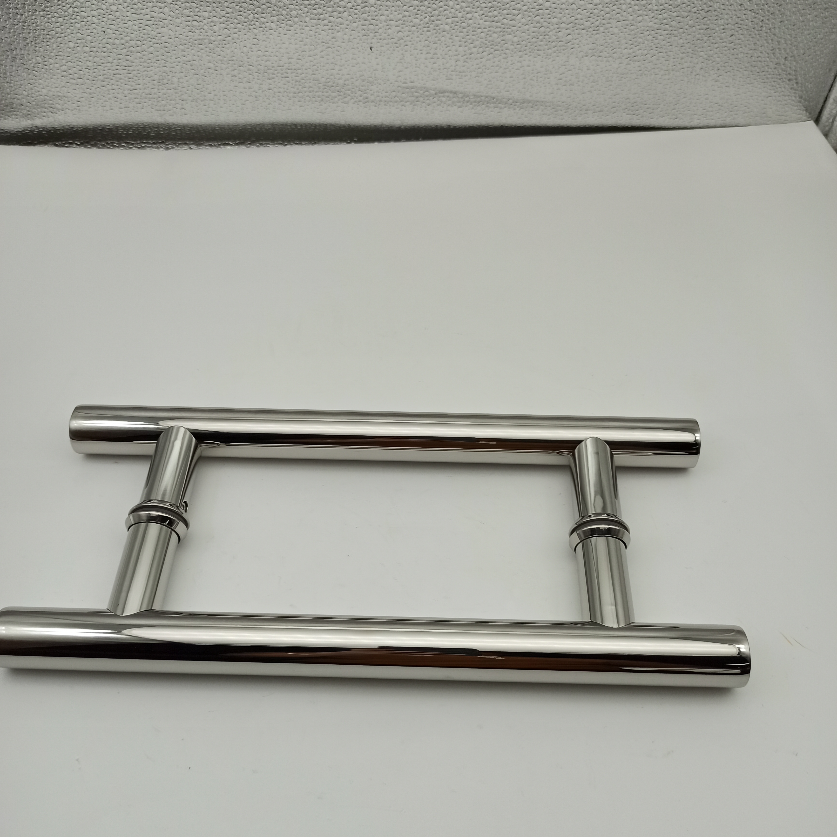 Villa Square Glass Door Handle Stainless Steel 304 Chrome Handle For Tempered Glass Door