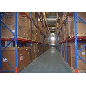 Galvanized 1500kgs Heavy Duty Pallet Racks Q235 12000mm Height